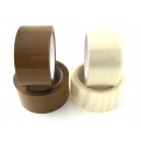 Pakketape Str.: 50mm x 66 meter - No noise tape